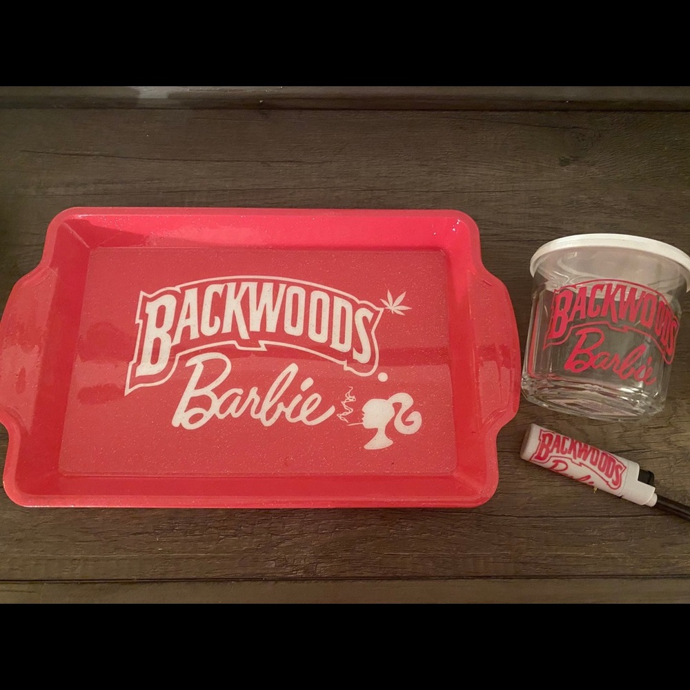 Barbie Rolling tray bundle set 3pc